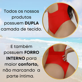 Maiô Praia Piscina Suplex Feminino