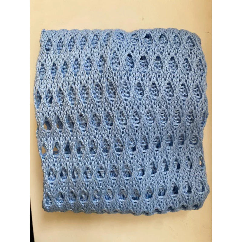 Saida Praia Saia Crochê Tricot com Cordão Lateral Fenda Festival